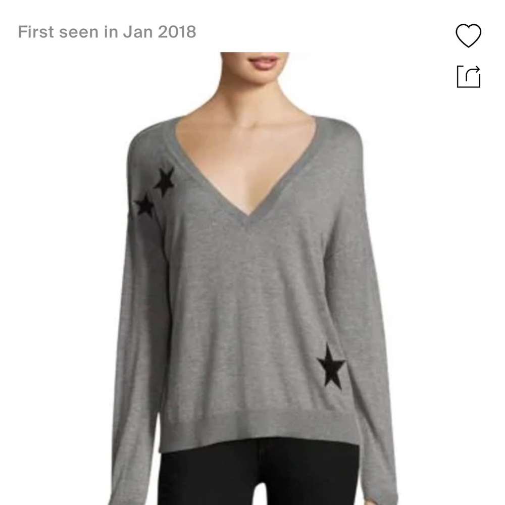 Feel the Piece v neck sweater. Size M/L